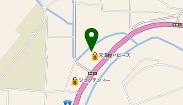 宅配ロッカーPUDO 天満屋ストア ハピーズ落合店の地図画像