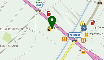宅配ロッカーPUDO 丸久 アルク小野田店の地図画像