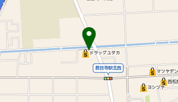 宅配ロッカーPUDO ドラッグユタカ あま甚目寺店の地図画像