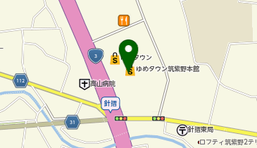 宅配ロッカーPUDO イズミ ゆめタウン筑紫野の地図画像