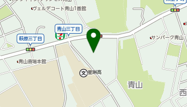 宅配ロッカーPUDO イズミ ゆめマート青山の地図画像