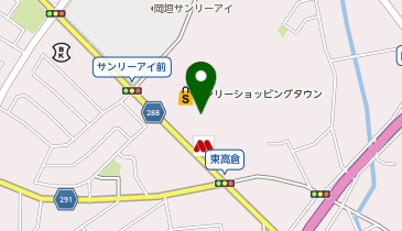 宅配ロッカーPUDO サンキュードラッグ 岡垣薬局の地図画像