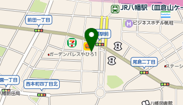 宅配ロッカーPUDO さわらびガーデンモール八幡一番街の地図画像
