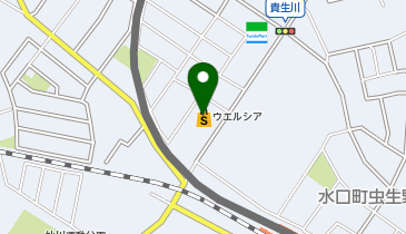 宅配ロッカーPUDO ウエルシア 甲賀水口貴生川店の地図画像