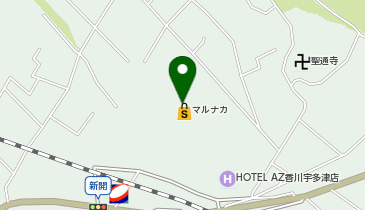 宅配ロッカーPUDO マルナカ スーパーセンター宇多津店の地図画像
