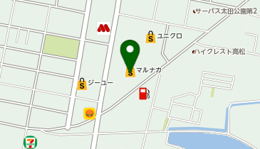 宅配ロッカーPUDO マルナカ パワーシティレインボー店の地図画像