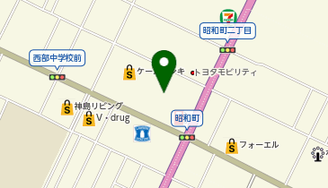 宅配ロッカーPUDO アルビス 美幸町店の地図画像