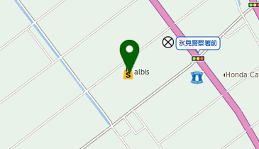 宅配ロッカーPUDO アルビス 氷見店の地図画像