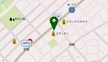 宅配ロッカーPUDO エディオン 天白店の地図画像