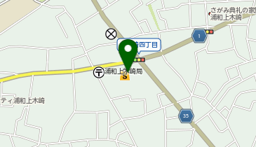 宅配ロッカーPUDO ヤオコー 浦和上木崎店の地図画像
