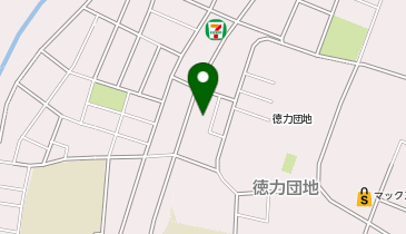 宅配ロッカーPUDO 新生堂薬局 徳力南方店の地図画像