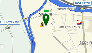 宅配ロッカーPUDO コーナン 福島大開店の地図画像