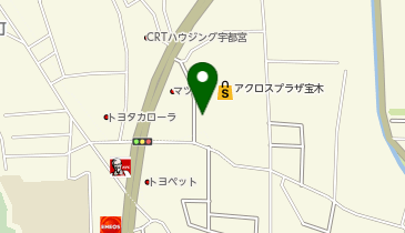 宅配ロッカーPUDO とりせん 宝木店の地図画像