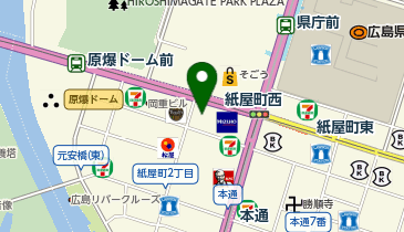 宅配ロッカーPUDO エディオン 広島本店 西館の地図画像
