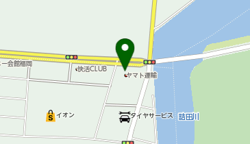宅配ロッカーPUDO ヤマト運輸 高松福岡センターの地図画像
