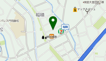 宅配ロッカーPUDO サンキュードラッグ 稲積薬局の地図画像