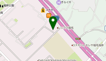 宅配ロッカーPUDO 稲毛海岸三丁目団地の地図画像