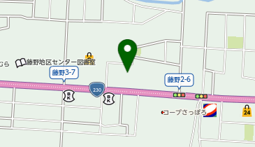 宅配ロッカーPUDO ヤマト運輸 札幌藤野センターの地図画像