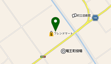 宅配ロッカーPUDO 平和堂 フレンドマート竜王店の地図画像