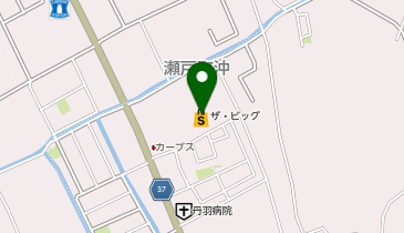 宅配ロッカーPUDO ザ・ビッグ 平島店の地図画像
