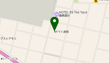 宅配ロッカーPUDO ヤマト運輸 国分広瀬センターの地図画像