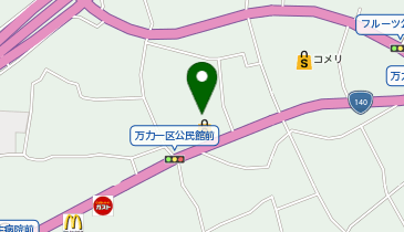 宅配ロッカーPUDO ヤマト運輸 山梨市センターの地図画像