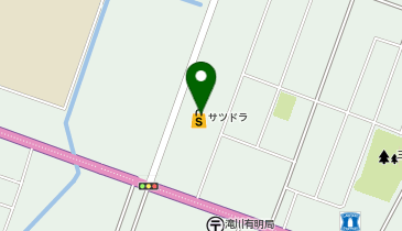 宅配ロッカーPUDO サツドラ 滝川西店の地図画像