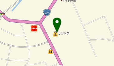 宅配ロッカーPUDO サツドラ せたな店の地図画像