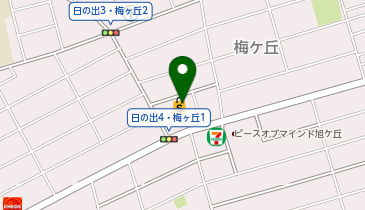 宅配ロッカーPUDO サツドラ 千歳梅ケ丘店の地図画像