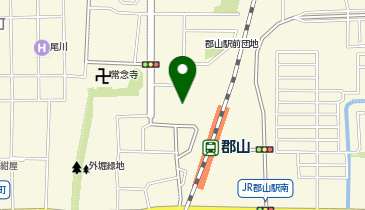 宅配ロッカーPUDO UR郡山駅前団地 15号棟エントランス付近の地図画像