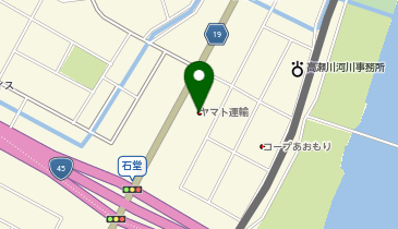 宅配ロッカーPUDO ヤマト運輸 八戸石堂センターの地図画像