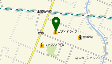 宅配ロッカーPUDO ゴダイ 新岡田店の地図画像