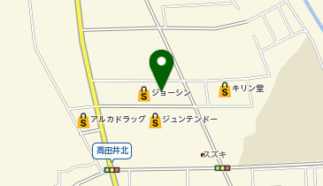 宅配ロッカーPUDO ジョーシン 西脇店の地図画像