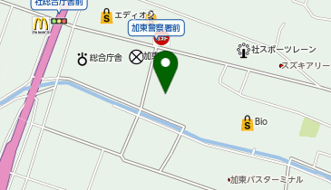宅配ロッカーPUDO ジョーシン 社店の地図画像
