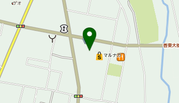 宅配ロッカーPUDO マルナカ 円座店の地図画像