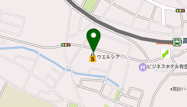 宅配ロッカーPUDO ウエルシア 高砂浜田町店の地図画像