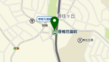 宅配ロッカーPUDO 西日本鉄道 香椎花園前駅の地図画像