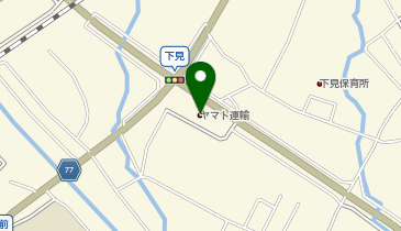 宅配ロッカーPUDO ヤマト運輸 下見営業所の地図画像