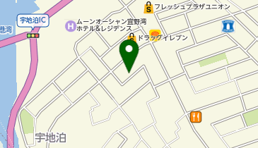 宅配ロッカーPUDO 沖縄ヤマト運輸 宇地泊センターの地図画像