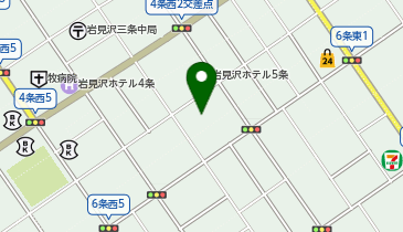 宅配ロッカーPUDO サツドラ 岩見沢6条店の地図画像