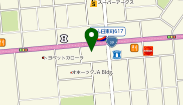 宅配ロッカーPUDO サツドラ 北見とん田東町店の地図画像