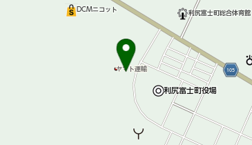 宅配ロッカーPUDO ヤマト運輸 利尻センターの地図画像