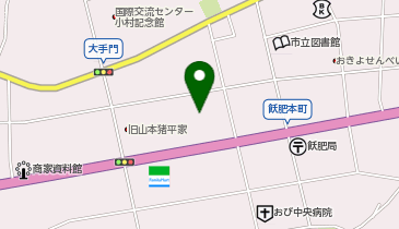 宅配ロッカーPUDO スーパーとむら 飫肥店の地図画像