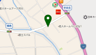 宅配ロッカーPUDO ヤマト運輸 渋川半田センターの地図画像