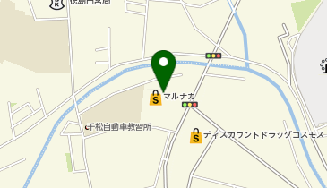 宅配ロッカーPUDO マルナカ 佐古店の地図画像