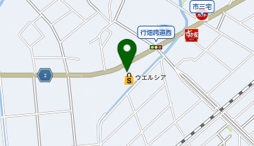 宅配ロッカーPUDO ウエルシア 野洲市三宅店の地図画像