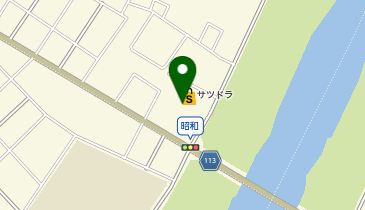 宅配ロッカーPUDO サツドラ 釧路昭和中央店の地図画像