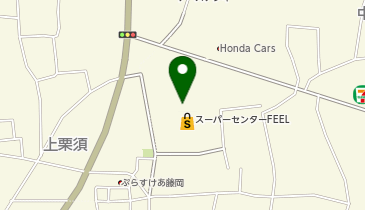 宅配ロッカーPUDO フレッセイ フィール藤岡店の地図画像