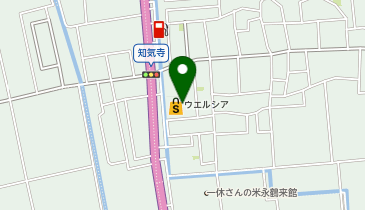 宅配ロッカーPUDO ウエルシア 白山鶴来店の地図画像