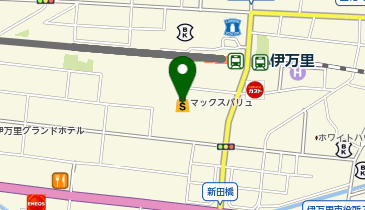 宅配ロッカーPUDO マックスバリュ 伊万里駅前店の地図画像